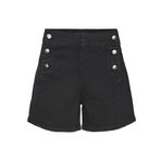 Vero Moda Siyah Kadın Şort VMKAYLA HR BUTTON SHORTS VI185