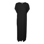 Vero Moda Siyah Kadın Uzun Elbise VMSINI SMART SS O-NECK 7/8 DRESS VMA
