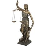 Veronese Adalet Heykeli Justitia Themis Figürü 75CM