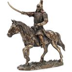Veronese At Üzerinde Kılıçlı Cengiz Han Figürü 35CM