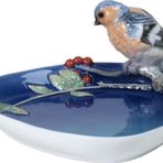 Veronese Biblolar ? Porselen-kuşlu Tabak-14,5*13,5*6 Cm-jap20303ab