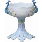 Veronese Biblolar ? Porselen-tavuskuşu Tabak-11,5*11,5*16,5 Cm-jap20277aa