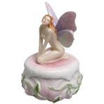 VERONESE BİBLOLAR › Wise Porselen-PORSELEN PERILI MÜCEVHER KUTUSU-9,5*9,5*13,5 CM-JAP20037AA