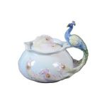 VERONESE BİBLOLAR › Wise Porselen-PORSELEN TAVUSKUSLU SEKERLIK-13*11*11,5 CM-JAP20149AA