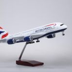Veronese British Airways Airbus A380 Yolcu Uçağı Koleksiyon Uçak 46X50CM