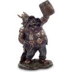 Veronese Bronz Renk Fıçılı Viking Figürü 18CM