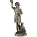Veronese Bronz Renk Mitolojik Dionysus Figürü 28CM