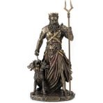 Veronese Bronz Renk Mitolojik Hades Figür 27CM