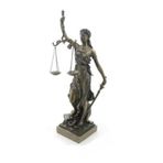 Veronese Collection Bronz Renk Adalet Heykeli Themis Figürü 33cm