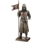 Veronese Collection Bronz Renk Haçlı Askeri Şovalye 30CM