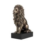 Veronese Collection Kaide Üzerinde Oturan Aslan Figürü 22CM