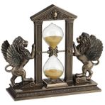 Veronese Collection Kum Saatli Çift Aslan Figürü 21CM