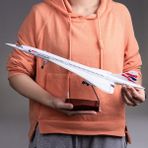Veronese Concorde Jet British Airways Yolcu Uçağı Koleksiyon Uçak 50CM