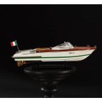 Veronese Koleksiyon Riva Aqua Gucci El Yapımı Ağaç Model Sürat Teknesi 42CM