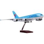 Veronese Korean Air Airbus A380 Yolcu Uçağı Koleksiyon Uçak 46X50CM