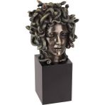 Veronese Medusa Figürü Kaideli Büst 21cm