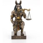 Veronese Mitolojik Terazili Anubis Figürü 18CM