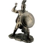 Veronese Mızrak Atan Spartan Leonidas Savaşçı Figürü 52CM