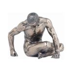 Veronese Nude Body Bronz Renk Kaslı Erkek Figür 13CM