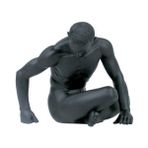 Veronese Nude Body Mat Siyah Kaslı Erkek Figürü 13CM
