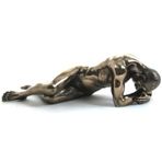 Veronese Nude Body Uzanmış Kaslı Erkek Figür 21cm