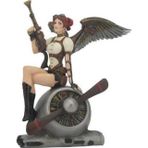 Veronese Serisi- Pervane Motorunda Oturan Kadın Savaşçı-21*19*16 Cm.