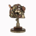 Veronese Steam Punk Mekanik Kuru Kafa Figür 23cm