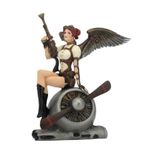 Veronese Uçak Pervaneli Fantastik Kız Figür 21CM