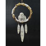 Veronese Wild Collection Beyaz Baykuş ve Yavrusu 24CM