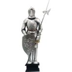 Veronese Zırhlı Metal Şovalye Figürü 45cm