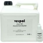 Verpol Cila Tipi Polyester Reçine - 5 kg - Şeffaf