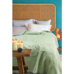verra home Pamuk Battaniye Tek Kişilik Tv Battaniyesi 150x200cm Mint Yeşili