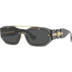 Versace 2235 1002 87 51 Unisex Güneş Gözlüğü Füme Metal Çerçeve ile Modern ve Cesur Tasarım