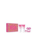 Versace Bright Crystal Absolu Edp 90 Ml Parfüm + Duş Jeli 100 Ml + Vücut Losyonu 100 Ml + Miniyatür 5 Ml Kadın Parfüm Seti - Pembe