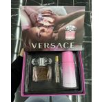 Versace Bright Crystal Yüksek Kalıcılık (EDP)Kadın Parfüm Hediyelik Set 3'lü