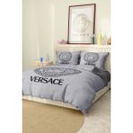Versace Çift Kişilik Nevresim Takımı Pamuklu Saten Kumaş 6 Parça 3D Dijital Baskı Duvet Cover Set Model - Renkli - 200 x 220 cm