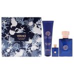 Versace Dylan Blue Pour Homme Edt 100 Ml + Shower Gel 150 Ml + Edt 5 Ml Parfüm