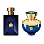 Versace Dylan Blue Pour Homme EDT Erkek Parfüm, 100 ml x Versace Dylan Blue Pour Femme EDP Kadın Parfüm, 100 ml