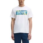 Versace Erkek Yuvarlak Yaka Kısa Kollu Pamuklu Beyaz T-Shirt 78GAHE04CJ00E-003