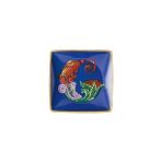 Versace Holiday Alphabet 12 cm Kare Tabak G HARFI 11940-403687-15253 - Standart - Beyaz