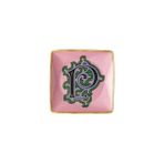 Versace Holiday Alphabet 12 cm Kare Tabak P HARFI 11940-403696-15253 - Standart - Beyaz
