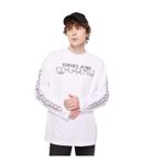 VERSACE JEANS COUTURE Bisiklet Yaka T-Shirt, L, 5003115398, Beyaz, Erkek