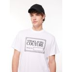 VERSACE JEANS COUTURE Bisiklet Yaka T-Shirt, S, 5003115436, Beyaz, Erkek