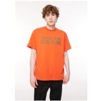 Versace Jeans Couture Bisiklet Yaka Turuncu Erkek T-Shirt 75GAHT03CJ00T524