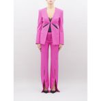 Versace Jeans Couture Dar Fuşya Kadın Ceket 75HAQ701 - M