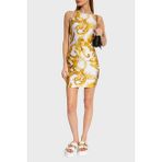 Versace Jeans Couture Desenli Bodycon Mini Elbise Bayan Elbise 76HAO944 JS292 G03