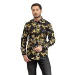 VERSACE JEANS COUTURE Erkek Gömlek, Siyah, Beden 48