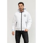 Versace Jeans Couture Erkek Mont, Beyaz, 48 Beden