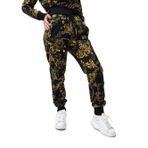 Versace Jeans Couture Kadın Eşofman Altı, Siyah/Altın, 42 Beden
