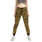 VERSACE JEANS COUTURE Kadın Eşofman Altı, Siyah/Altın, M Beden